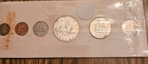 1960 Canadian Proof Like Set Uncirculated with Original Packaging