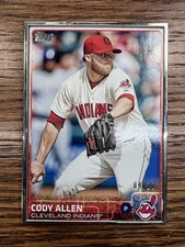 2015 Topps #18 Cody Allen Framed #/20