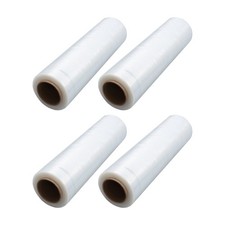 18 Inch x 1500 ft Stretch Film 60 Gauge Shrink Film Stretch Wrap 4 Pack 