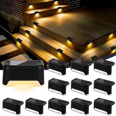 Premium LED Treppenlichter 12 Stk. Garten Terasse Wasserdicht Solarleuchten