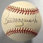 Bill Mazeroski Signed Official National League Baseball Autograph