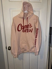 Raising Canes Chicken Fingers Hoodie Sweatshirt Pullover Logo Graphic Size Large