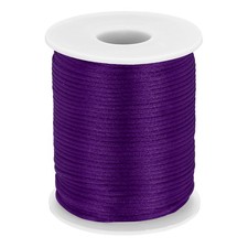 Nylon String Cord 1.3mm x 102 Yards Thread Twine String Beading Cord,Deep Purple