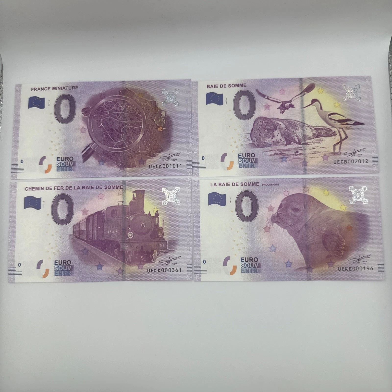 Billet Zéro 0 € Euro Touristique / Souvenir 2017