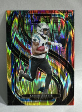 2024 Panini Select - Premier Level Xavier Legette #101 Red & Yellow Shock Prizm