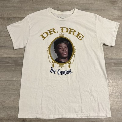 Dr Dre Shirt The Chronic Album Cover Men's White Tee Medium Rap