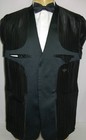 Baroni Super 150"s Wool Tux Black Satin Lapel and Buttons Ventless 2 Button 42R — photo 7