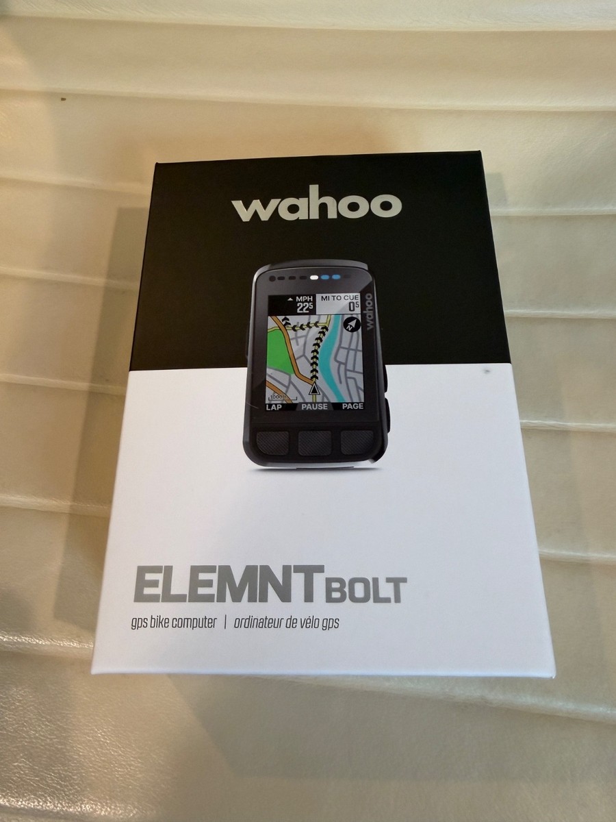 Wahoo ELEMNT Bolt GPS Bike Computer - Black (WFCC5) for sale Wahoo ELEMNT Bolt GPS Bike Computer - Black (WFCC5) for sale