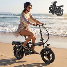 560W Motor Folding Electric Bike for Adults Teens 24MPH Speed 48V 10.4AH Battery