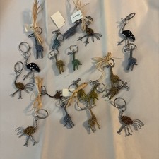 handmade animal keychain Lot 19 Total