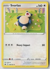 Snorlax 109/159 Rare Crown Zenith Pokemon NM on eBay