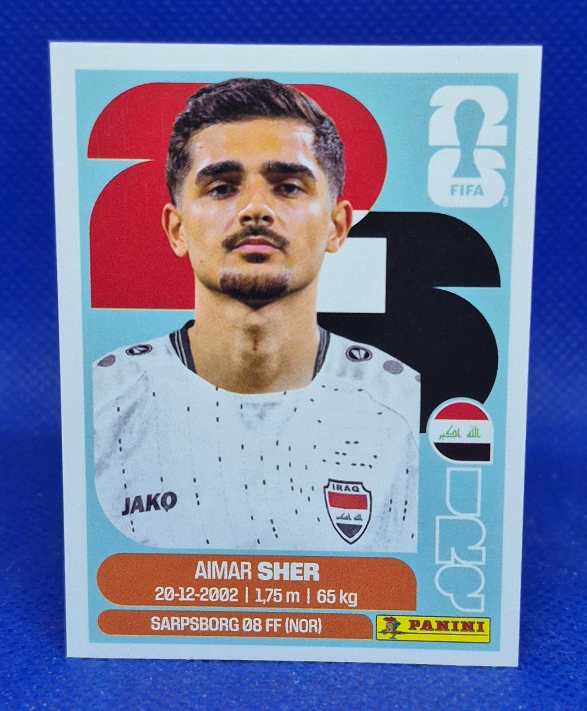 2026 Panini FIFA World Cup Sticker Aimar Sher #IRQ 15 - Iraq