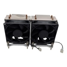 LOT OF 2 HP Z240 Workstation CPU Cooling Heatsink with Fan Assembly 810284-001