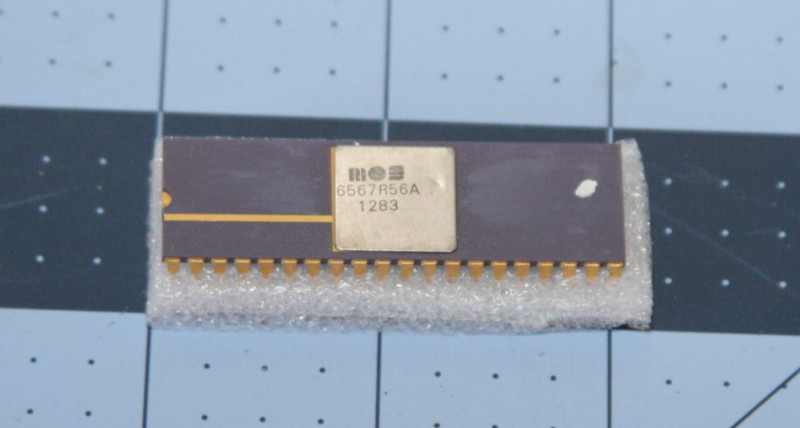 Commodore 64 Vic-II Ceramic Chip Version 6567R56A