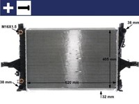 Mahle CR 1547 000S KüHler, MotorküHlung FüR Volvo