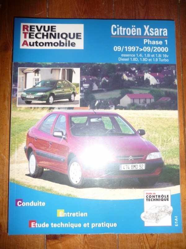 Revue technique Citroën Xsara 97-00 livre papier neuf pour collectionneur