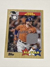 JOSE ALTUVE 2022 Topps Series 2 1987 Jersey Relic Baseball Card