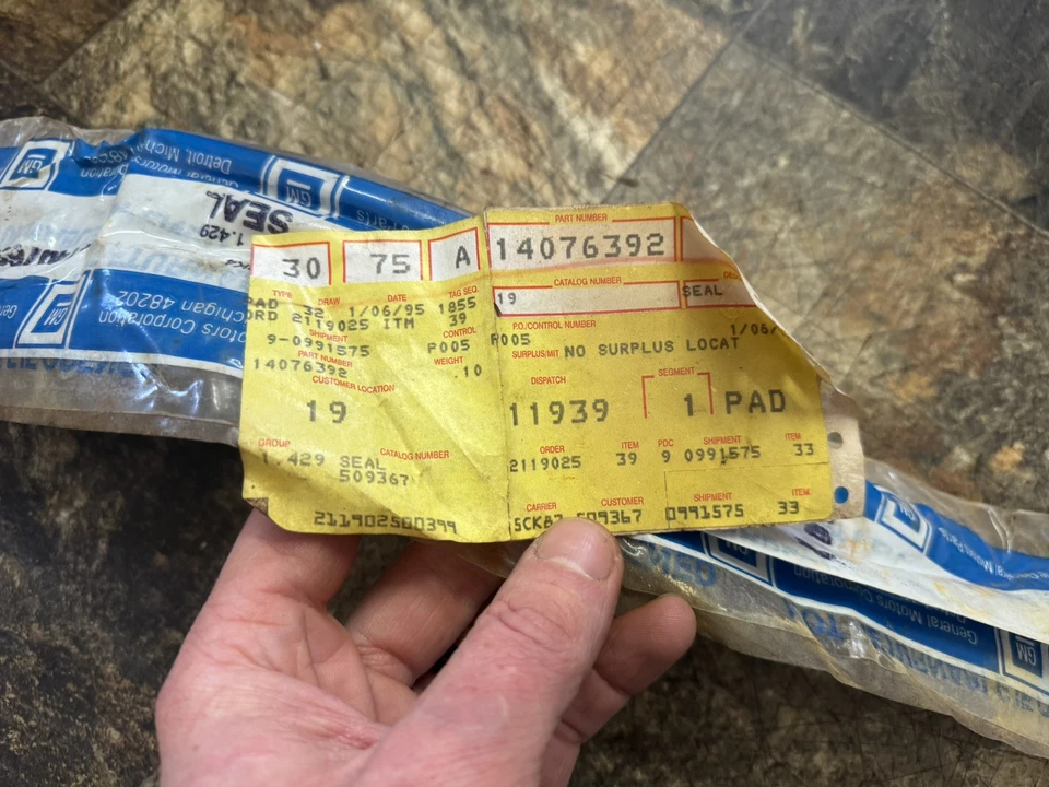 Vedação traseira de panela de óleo Beretta Cavalier Córsega Skyhawk Firenze 14076392 GM - Imagem 3 de 4