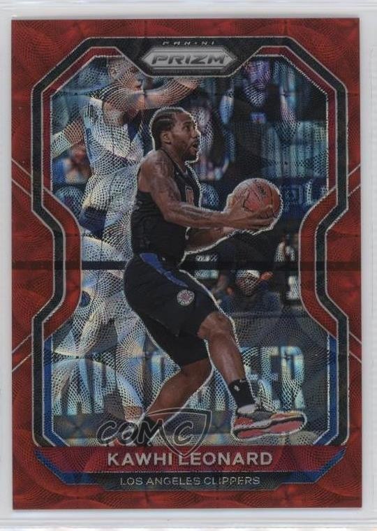 2020-21 Panini Prizm Choice Red Prizm 43/88 Kawhi Leonard #209 12yh