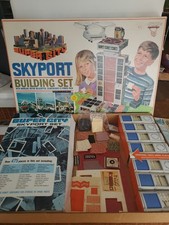 Vintage 1968 Ideal Super City Skyscraper Building Set Near Complete