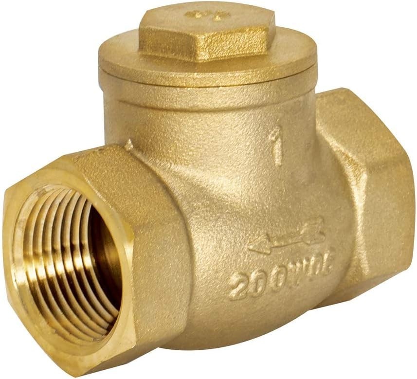 Eastman 1 Inch IPS Brass Swing Check Valve 20425LF Plumbing Fitting