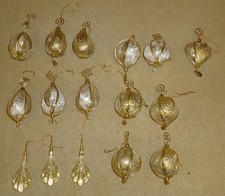 Christmas Holiday Ornaments Plastic Qty 11