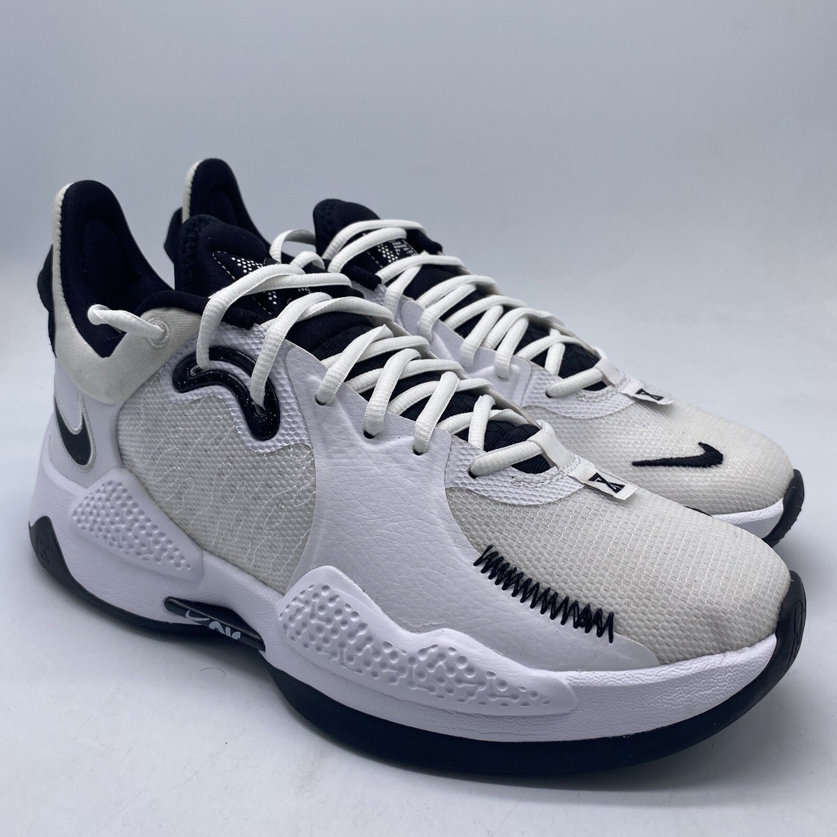 Nike PG 5 TB White Black DM5045-100 Men's Size 8.5 | eBay