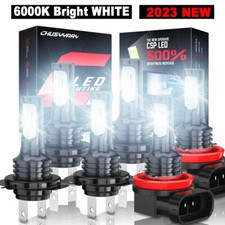 For 2014 2015 KIA OPTIMA-6x 6K CSP LED Headlight High/Low+Fog Light Bulbs Kit HK