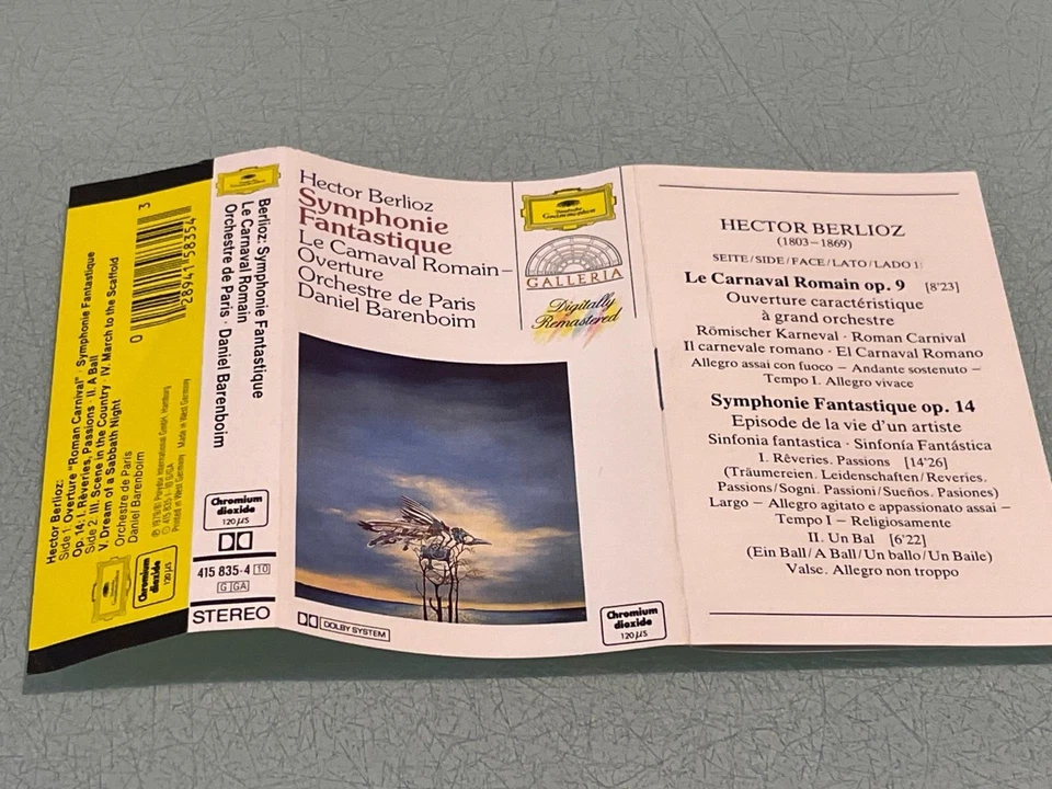 Hector Berlioz - Symphonie Fantastique - Audio Cassette Tape Album - 1979 - Image 3 of 4