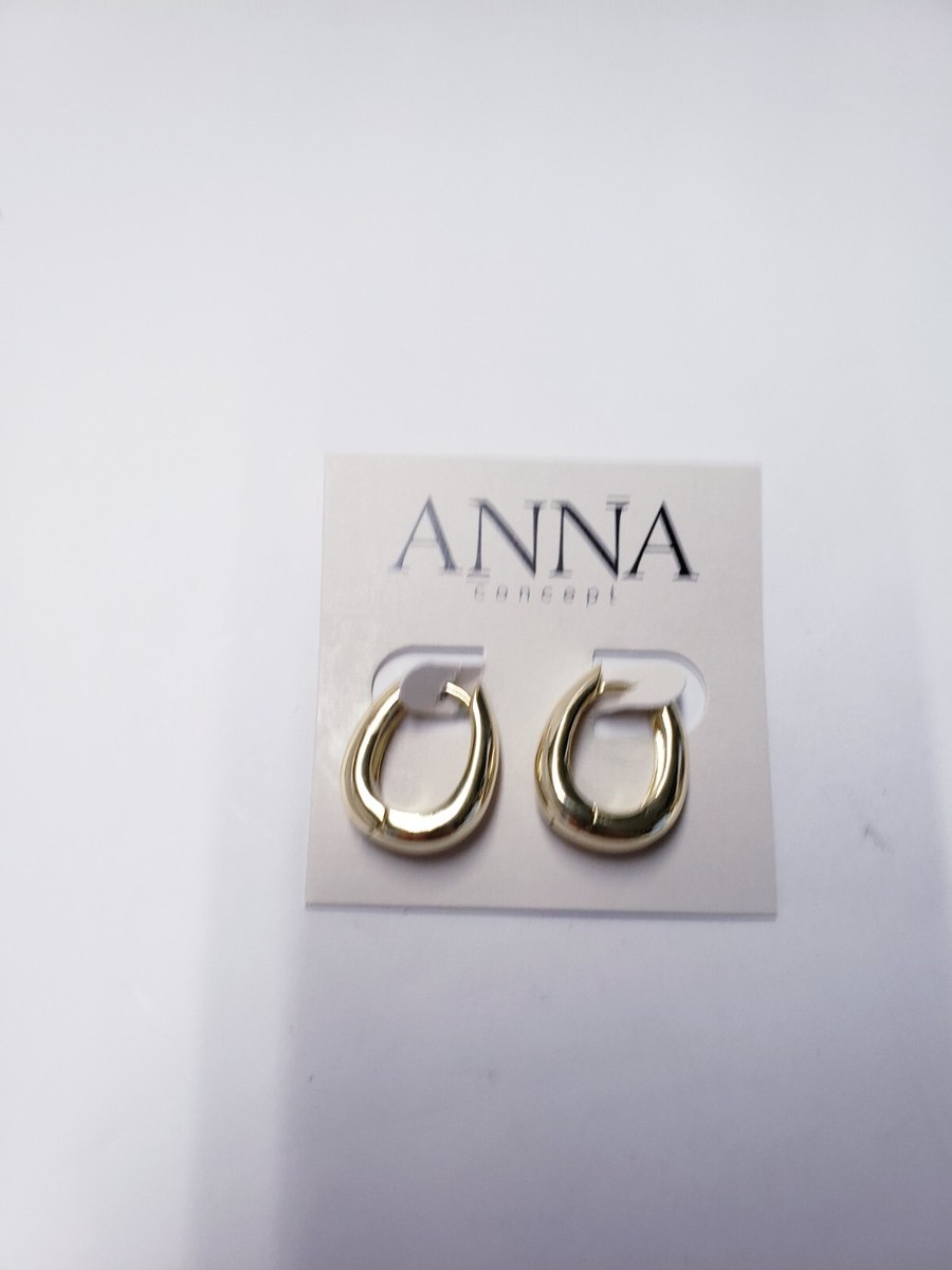 Anna Concept Madison GOLD TONE EARRINGS