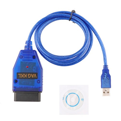 OBD2 II USB KKL VAG-COM 409.1 Cable+CD Scan Diagnostic for Audi VW Seat Bluelans - Bild 4 von 10