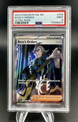 Boss's Orders 248/193 PSA 9 Graded Paldea Evolved Holo Rare