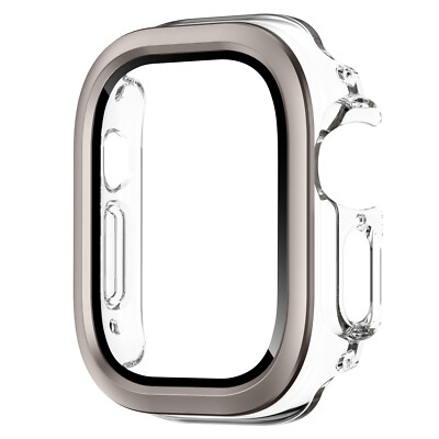 For Apple Watch Ultra 2 S10 46mm Full Case Cover Tempered Glass Screen Protector