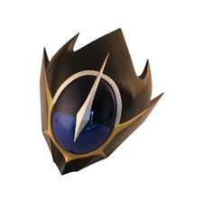 Code Geass Lelouch Helmet ZERO Cosplay Props Halloween Adult FRP Acrylic Mask