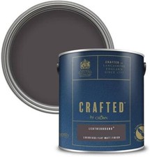 Crown Crafted Luxurious Flat Matt Finish Paint Walls&Wood - Leatherbound - 2.5L