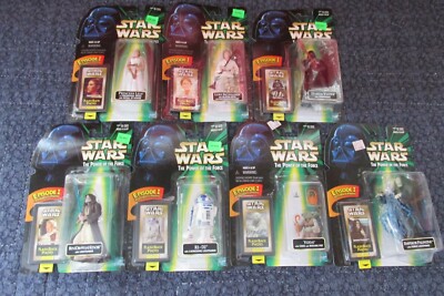 Star Wars POTF Episode 1 Flashback Photo lot of 7 Action Figures 1998