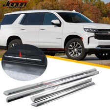 4pcs For Chevrolet Tahoe Ls Rst Lt 2021-2024 Door Body Molding Cover Trim Chrome