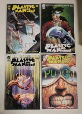 PLASTIC MAN NO MORE (2024) #1 2 3 4 VF+ COMPLETE SERIES SET (MR) DC COMICS