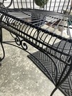 Vintage French iron patio table and 4 chairs MCM Designer — photo 8