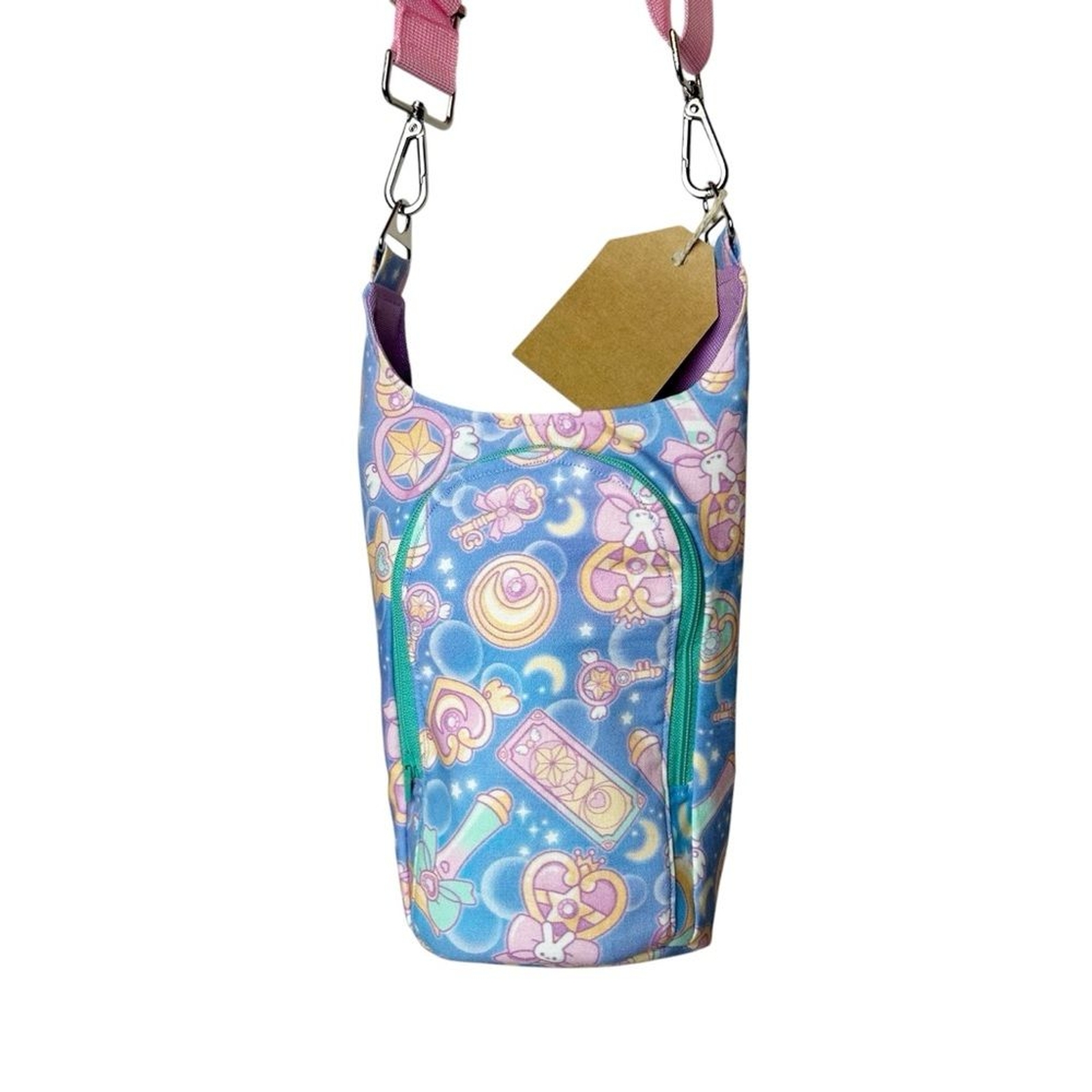 Crossbody Bag Water Bottle Bag Sailor Moon Anime NWT Handmade-image