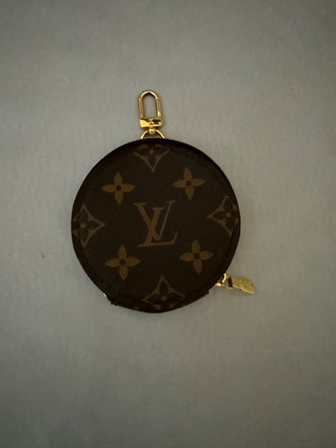 LOUIS VUITTON Monogram Round Coin Purse/black interior - 第 5/8 張圖片