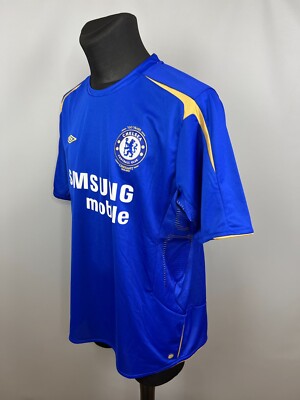 CHELSEA 2005 2006 ZOLA HOME SHIRT CENTENARY FOOTBALL SOCCER