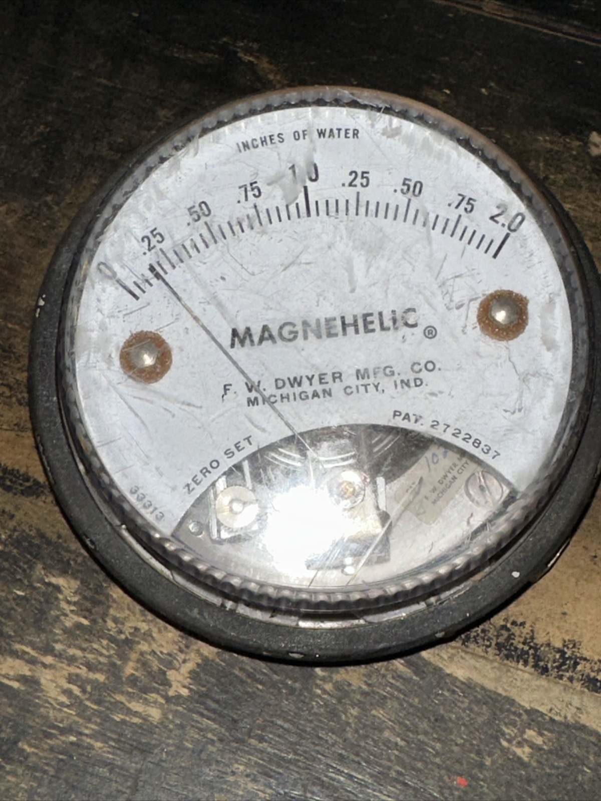 Dwyer Instruments Magnehelic Pressure Gauge “Inches of Water” Used eBay