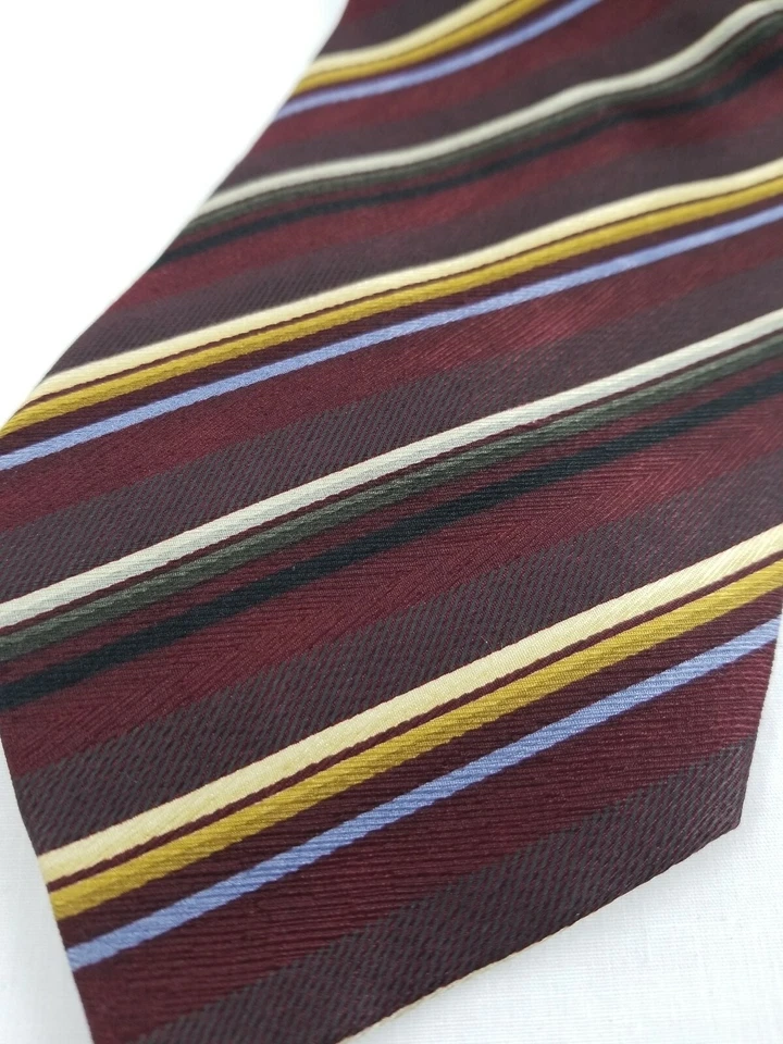 Галстук в полоску Antonio Ricci Couture 100% шелк ручная работа - Изображение 3 из 4