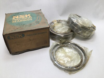 NSK 90BCN19TDBBP4D+KL10BCA10 Angular Bearing 90x125x36 mm 90BCN19 w/ spacers
