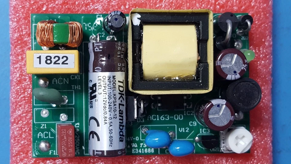 Power Supply , KPSA10-12 , TDK , Open Frame, 1 Output 12V 85 ~ 264 VAC Input - Image 4 of 4