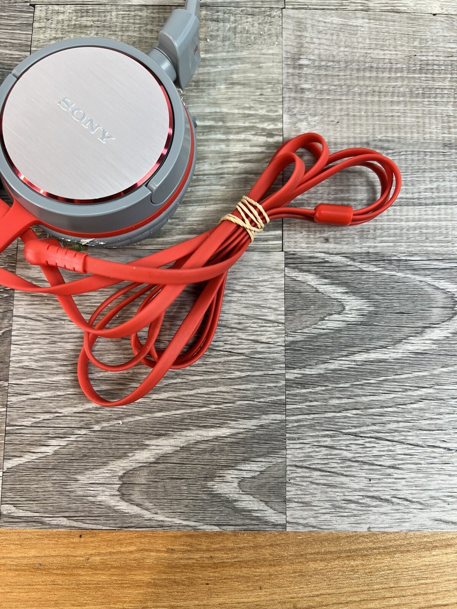 SONY MDR-ZX600 Red/Black Wired Headphones | eBay