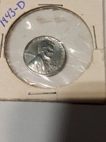 1943 Steel Penny one D,  in extra fine condition