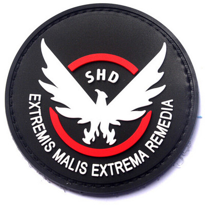 Shd Emblems 3D PVC THE DIVISION SHD GAME RUBBER HOOK LOOP PATCH BADGE | eBay