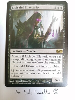 MTG - PHYLACTERY LICH - M11 - LICH DEL FILATTERIO - NEAR MINT - ITALIENISCH